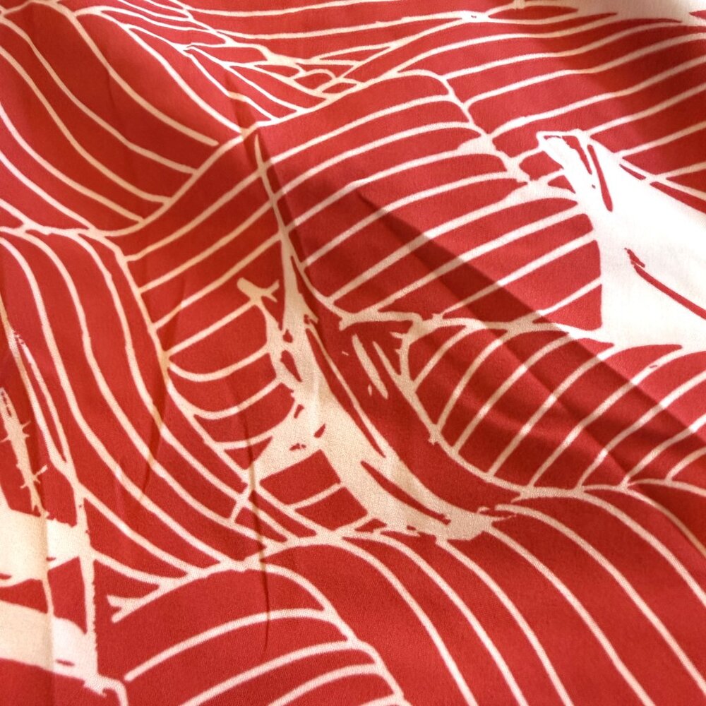 Vineyard Vines Swim Trunks Mens LARGE 7” Pink Printed Drawstring Sail Boats Fish - Picture 6 of 8